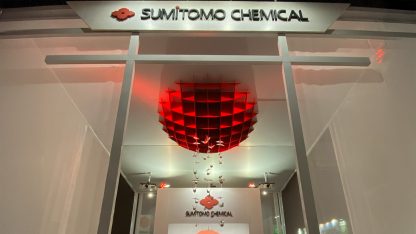 Diseño de Stand Para Sumitomo 2022 Portada Uno