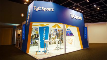 Diseño de Stand Para Tyc Sport Uno