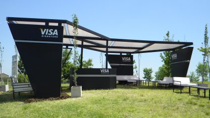 Diseño de Stand Para Visa Uno